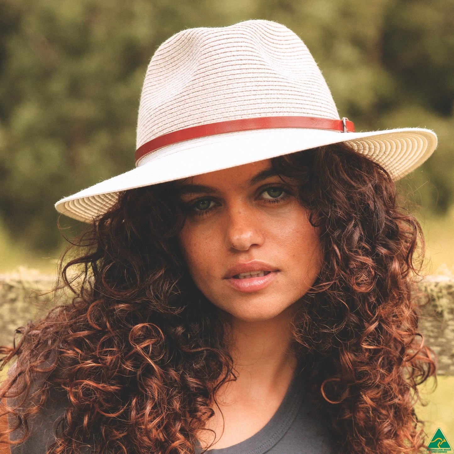 Daintree River Flexibraid® Fedora - Mix Camel/Ivory