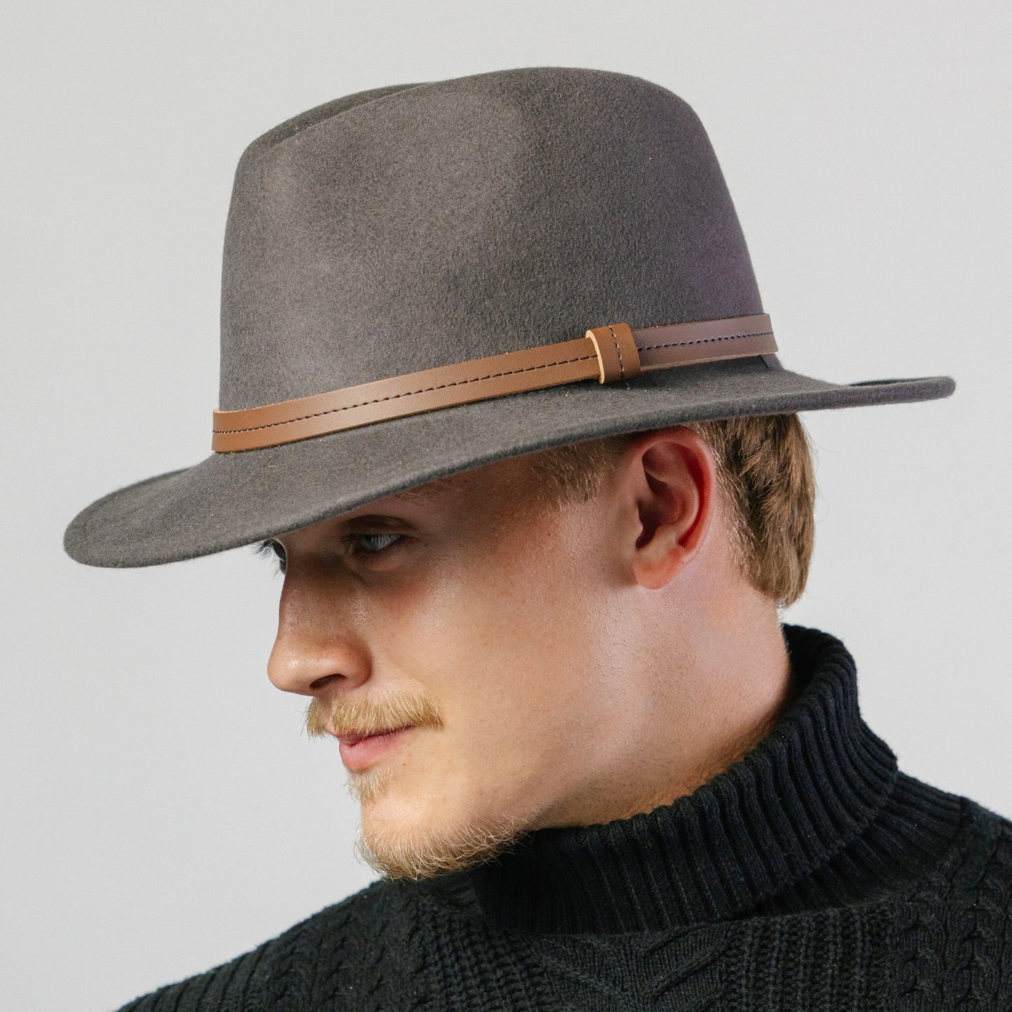 Frazer Felt Fedora Dusky Blue