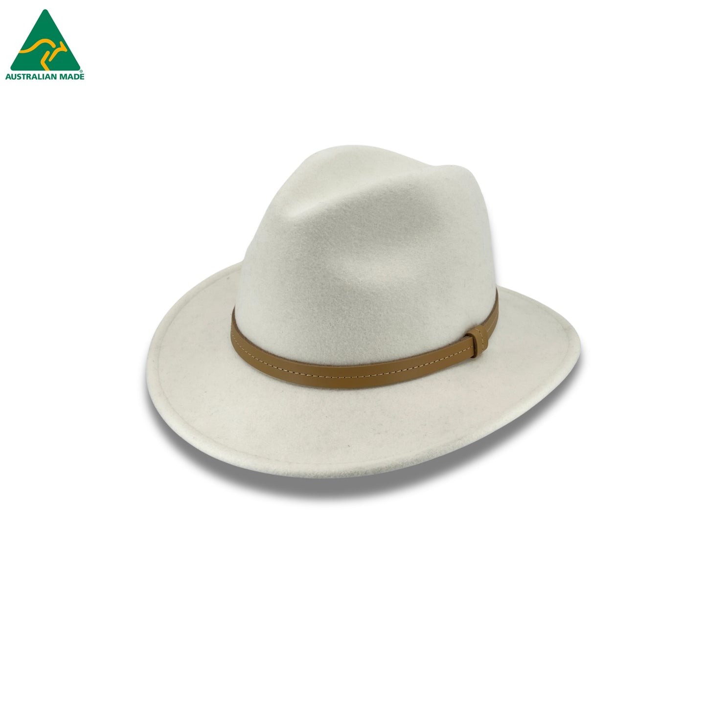 Frazer Felt Fedora Ivory