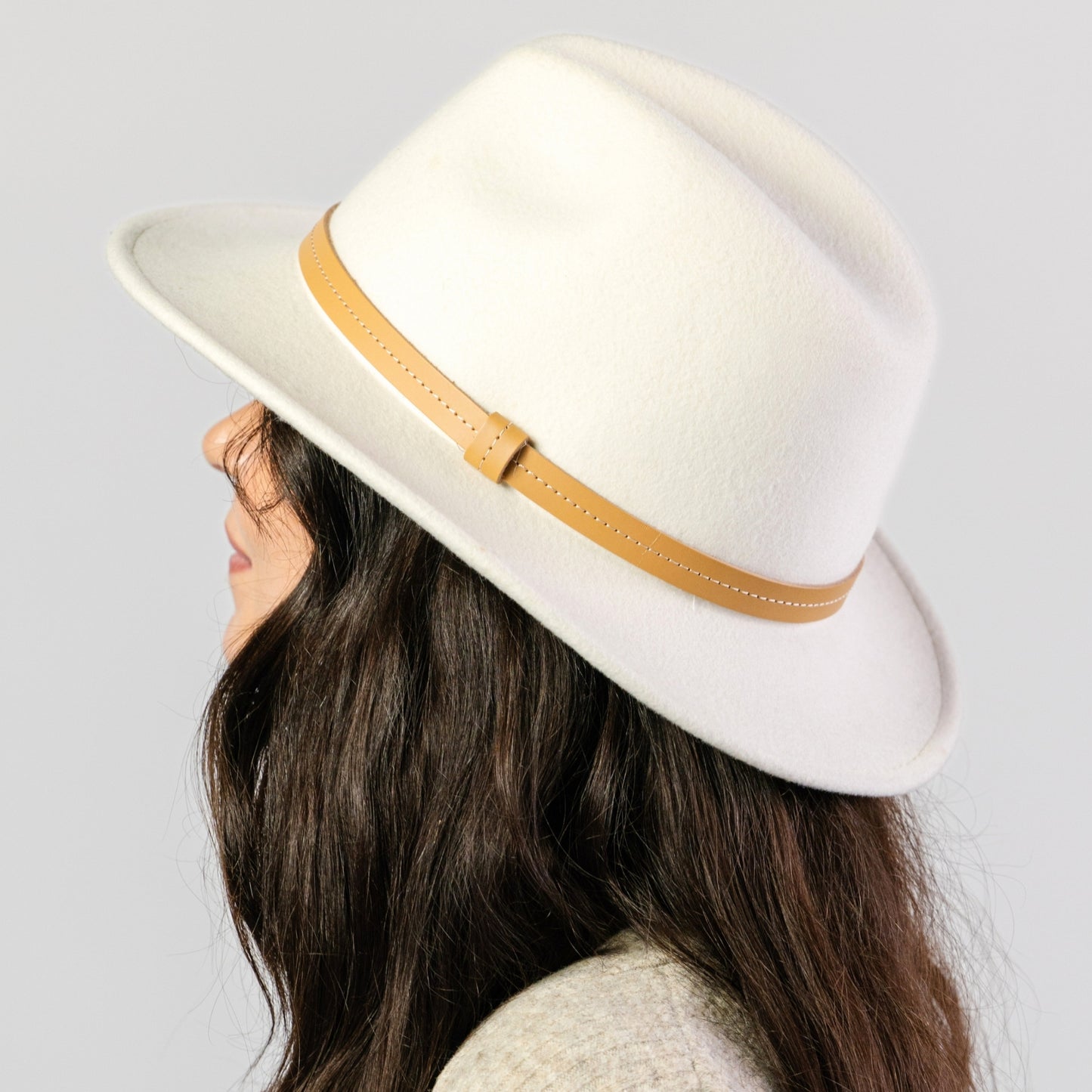 Frazer Felt Fedora Ivory