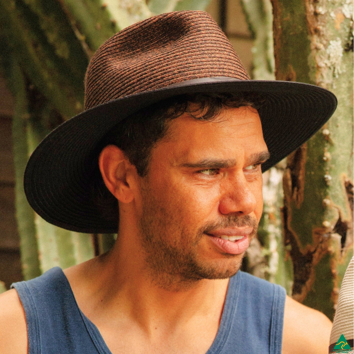 Oxley Flexibraid® Fedora - Dark Brown/Black