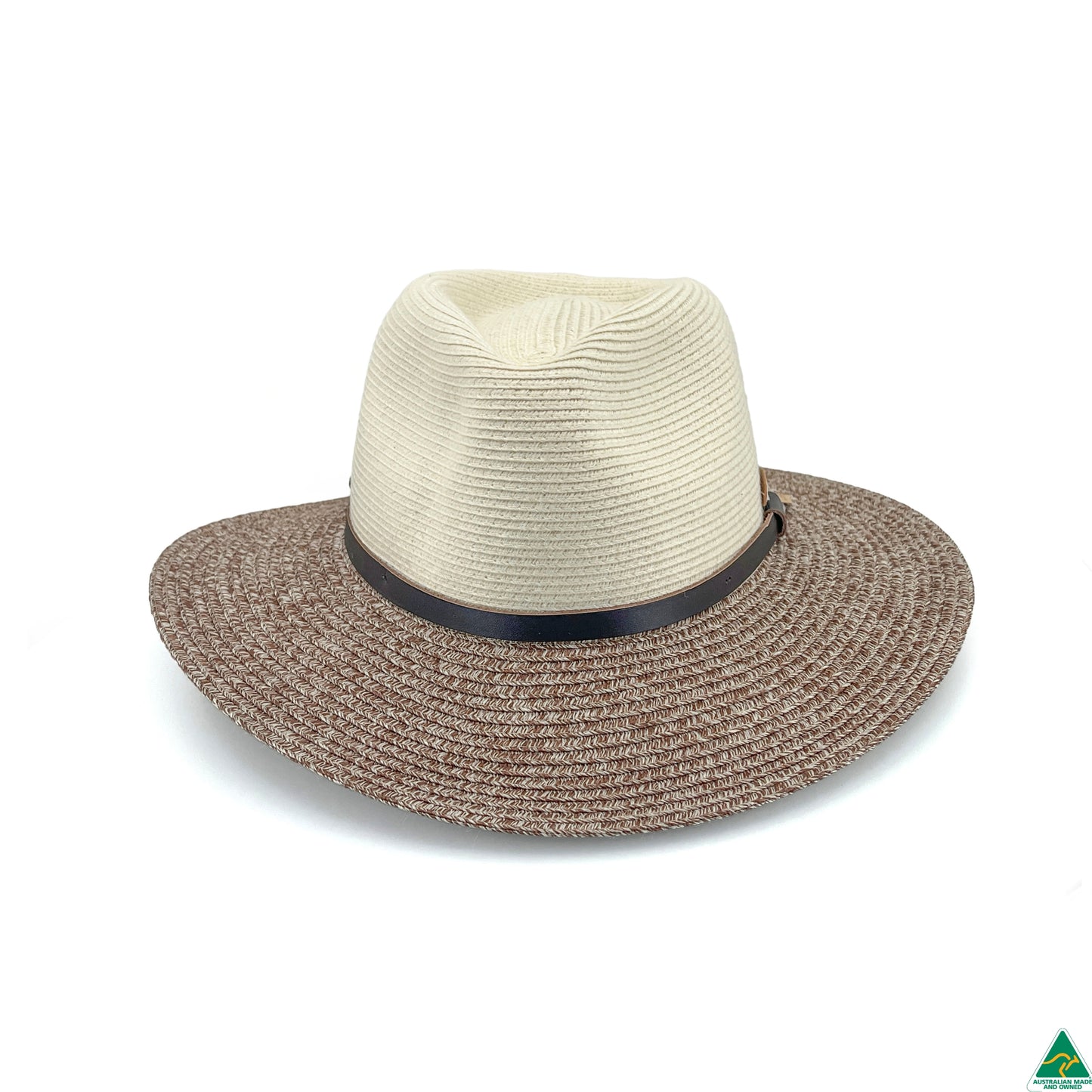 Oxley Flexibraid® Fedora - Ivory/Suede