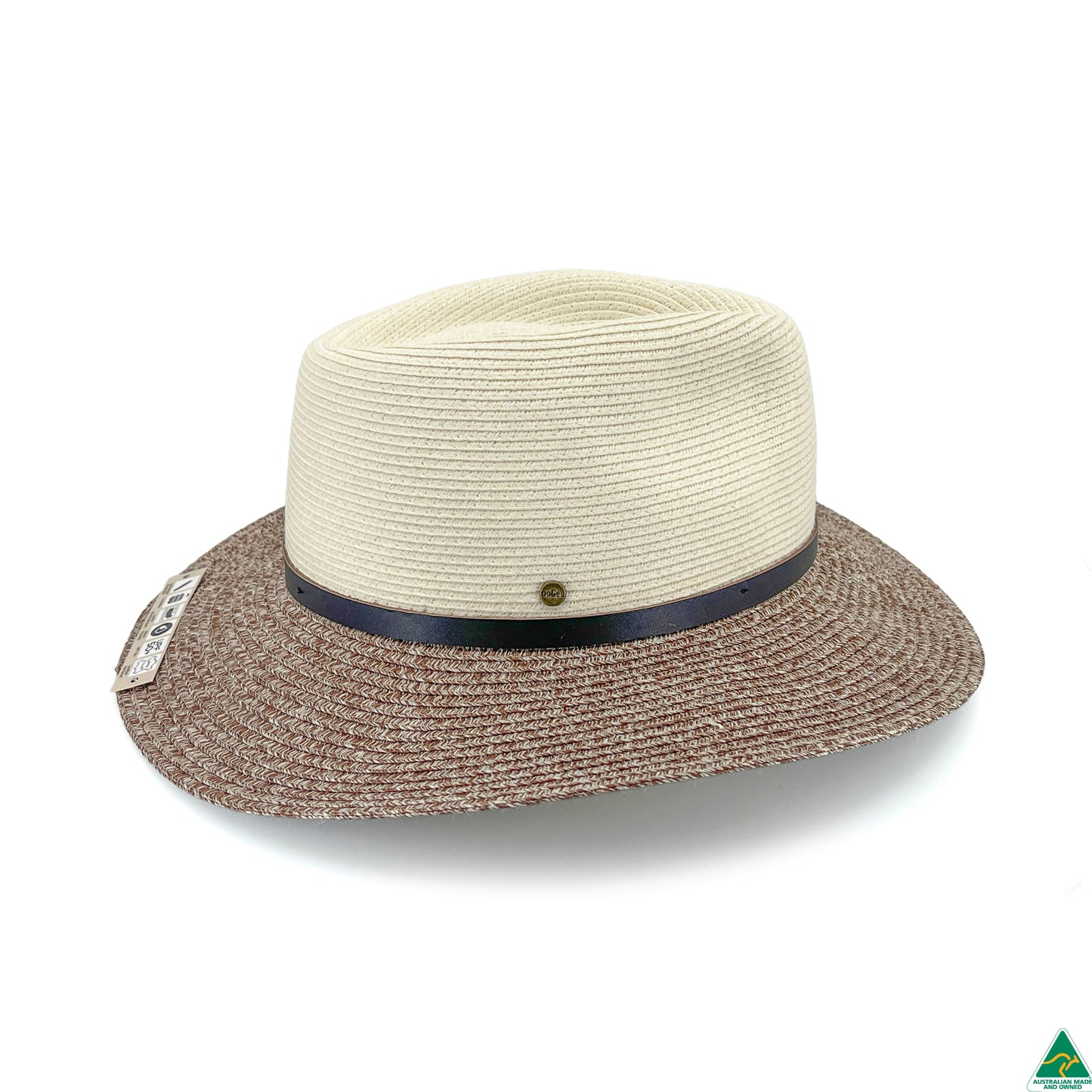 Oxley Flexibraid® Fedora - Ivory/Suede